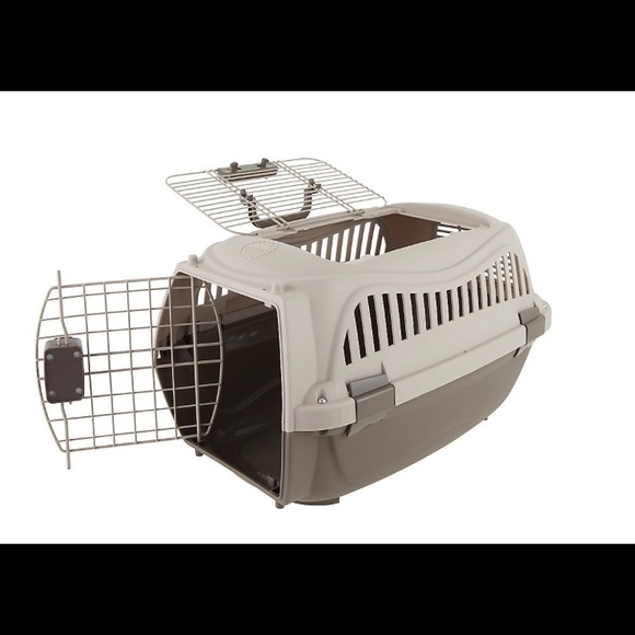 CAT CARRIER Two Door Top Load Portable Kennel - Picture 2 of 14